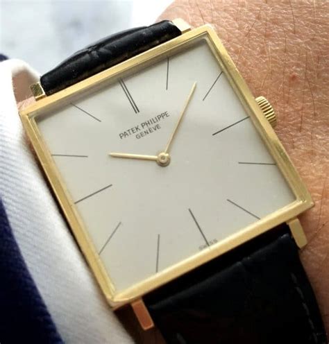 watches patek philippe gold square|1960 vintage patek philippe watch.